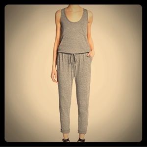 C&C California Tank Jumpsuit in Heather Gray. Women’s Medium